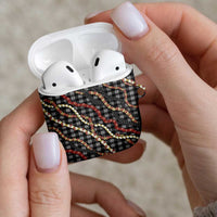 Hawaii Palaka Niihau Shell Lei AirPods Case Tropical Island Plaid Patterns DT05 - Polynesian Pride