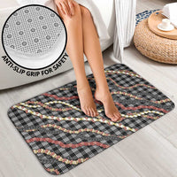 Hawaii Palaka Niihau Shell Lei Bathroom Set Tropical Island Plaid Patterns DT05 - Polynesian Pride