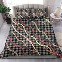 Hawaii Palaka Niihau Shell Lei Bedding Set Tropical Island Plaid Patterns DT05 - Polynesian Pride