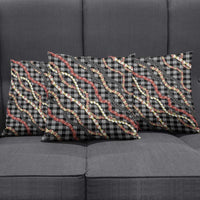 Hawaii Palaka Niihau Shell Lei Pillow Cover Tropical Island Plaid Patterns DT05 - Polynesian Pride