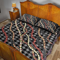 Hawaii Palaka Niihau Shell Lei Quilt Bed Set Tropical Island Plaid Patterns DT05 - Polynesian Pride