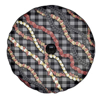 Hawaii Palaka Niihau Shell Lei Spare Tire Cover Tropical Island Plaid Patterns DT05 - Polynesian Pride