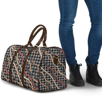 Hawaii Palaka Niihau Shell Lei Travel Bag Tropical Island Plaid Patterns DT05 - Polynesian Pride