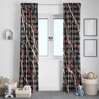 Hawaii Palaka Niihau Shell Lei Window Curtain Tropical Island Plaid Patterns DT05 - Polynesian Pride