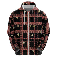 Hawaii Palaka Kahelelani Shell Lei Costume Hoodie Plaid Patterns DT05 - Polynesian Pride