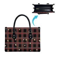Hawaii Palaka Kahelelani Shell Lei Costume Leather Bag Plaid Patterns DT05 - Polynesian Pride