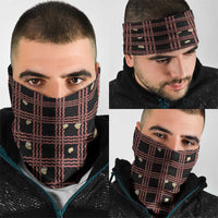 Hawaii Palaka Kahelelani Shell Lei Costume Neck Gaiter Plaid Patterns DT05 - Polynesian Pride