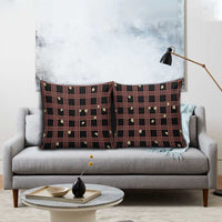 Hawaii Palaka Kahelelani Shell Lei Costume Pillow Cover Plaid Patterns DT05 - Polynesian Pride