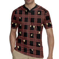 Hawaii Palaka Kahelelani Shell Lei Costume Rugby Jersey Plaid Patterns DT05 - Polynesian Pride