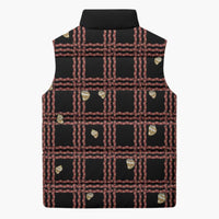 Hawaii Palaka Kahelelani Shell Lei Costume Sleeveless Puffer Jacket Plaid Patterns DT05 - Polynesian Pride