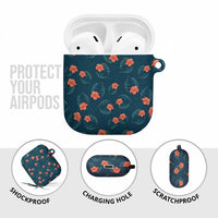 Hawaii Monstera AirPods Case Hibiscus Flowers Simple Style DT05 - Polynesian Pride