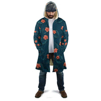 Hawaii Monstera Cloak Hibiscus Flowers Simple Style - Polynesian Pride