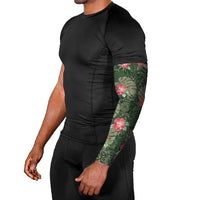 Hawaii Arm Sleeves Green Polynesian Monstera Patterns DT05 - Polynesian Pride