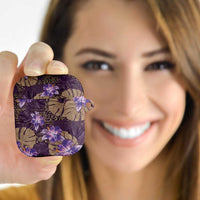 Hawaii AirPods Case Purple Polynesian Monstera Patterns DT05 Purple - Polynesian Pride