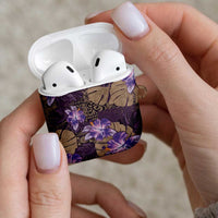 Hawaii AirPods Case Purple Polynesian Monstera Patterns DT05 - Polynesian Pride