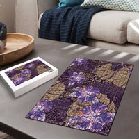 Hawaii Puzzle Purple Polynesian Monstera Patterns DT05 - Polynesian Pride
