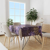 Hawaii Tablecloth Purple Polynesian Monstera Patterns DT05 - Polynesian Pride