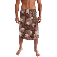 Hawaii Lavalava Brown Polynesian Monstera Patterns - Polynesian Pride