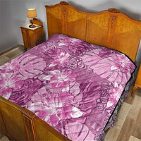 Hawaii Quilt Magenta Polynesian Monstera Patterns - Polynesian Pride