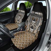 Aotearoa Kati Mamoe Car Seat Cover Maori Brown Tribal Paua Shell Pattern DT05 - Polynesian Pride