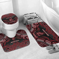 New Zealand Waitangi Day Bathroom Set Te Tiriti O Waitangi 1840 - Polynesian Pride