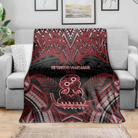 New Zealand Waitangi Day Blanket Te Tiriti O Waitangi 1840 - Polynesian Pride