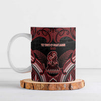 Personalised New Zealand Waitangi Day Ceramic Mug Te Tiriti O Waitangi 1840 DT05 Black - Polynesian Pride