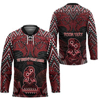 Personalised New Zealand Waitangi Day Hockey Jersey Te Tiriti O Waitangi 1840 DT05 - Polynesian Pride