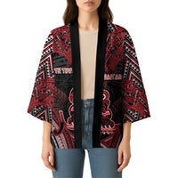Personalised New Zealand Waitangi Day Kimono Te Tiriti O Waitangi 1840 DT05 - Polynesian Pride
