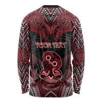 Personalised New Zealand Waitangi Day Long Sleeve Shirt Te Tiriti O Waitangi 1840 DT05 - Polynesian Pride