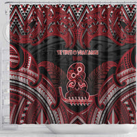 New Zealand Waitangi Day Shower Curtain Te Tiriti O Waitangi 1840 DT05 - Polynesian Pride