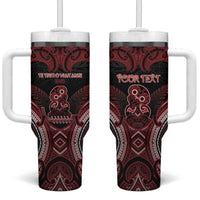 Personalised New Zealand Waitangi Day Tumbler With Handle Te Tiriti O Waitangi 1840 - Polynesian Pride