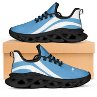 Federated States Of Micronesia Clunky Sneakers Flag-Inspired Curve Style LT05 Blue - Polynesian Pride