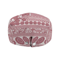 Fiji Marau na Kerisimasi Jeff Hat Dusty Rose Tagimoucia Tapa Masi Tribal - Polynesian Pride