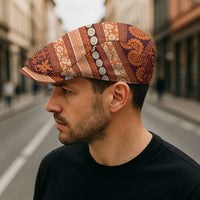 Fiji Marau na Kerisimasi Jeff Hat Gold Tapa Masi Inspired Christmas - Polynesian Pride