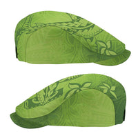 Green Gradient Polynesia Jeff Hat Hawaiian Tribal Hammerhead Shark Tattoo - Polynesian Pride