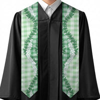 Green Hawaii Palaka Graduation Stole Hawaiian Honohono Lei LT05 - Polynesian Pride