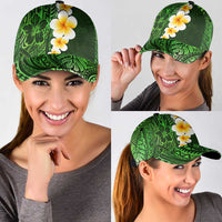 Green Polynesia Classic Cap Plumeria Tropical Leaves With Galaxy Polynesian Art LT14