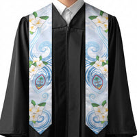 Guam Chamorro Graduation Stole Guasali Flowers Curves Style LT05 - Polynesian Pride
