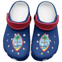 Guam Clogs Shoes Heritage Palette Flag-Inspired LT01 Blue - Polynesian Pride