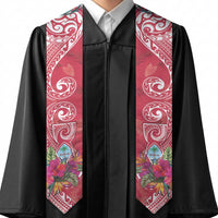 Hafa Adai Guam History and Chamorro Heritage Day Graduation Stole Red Latte Stone LT05 - Polynesian Pride