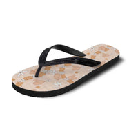Hawaii Anthurium Tiare Pikake Lei Flip Flops Alani Lauhala Art Pattern LT01 - Polynesian Pride