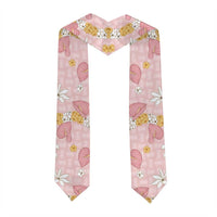 Hawaii Anthurium Tiare Pikake Lei Graduation Stole Akala Lauhala Art Pattern LT01 - Polynesian Pride