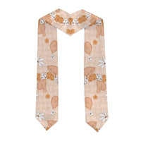 Hawaii Anthurium Tiare Pikake Lei Graduation Stole Alani Lauhala Art Pattern LT01 - Polynesian Pride
