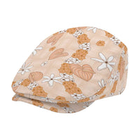 Hawaii Anthurium Tiare Pikake Lei Jeff Hat Alani Lauhala Art Pattern LT01 - Polynesian Pride