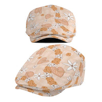 Hawaii Anthurium Tiare Pikake Lei Jeff Hat Alani Lauhala Art Pattern LT01 - Polynesian Pride