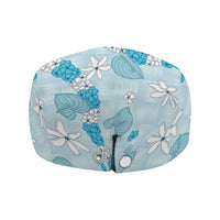 Hawaii Anthurium Tiare Pikake Lei Jeff Hat UliUli Lauhala Art Pattern LT01 - Polynesian Pride