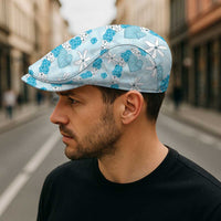 Hawaii Anthurium Tiare Pikake Lei Jeff Hat UliUli Lauhala Art Pattern LT01 - Polynesian Pride