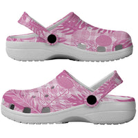 Hawaii Breadfruit Palaka Clogs Shoes Omaomao Ulaula Maile Lei LT9 - Polynesian Pride