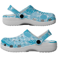 Hawaii Breadfruit Palaka Clogs Shoes Polu Maile Lei LT9 - Polynesian Pride